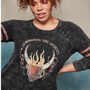 Torrid Lovesick Raglan Summon Spirits Sweatshirt